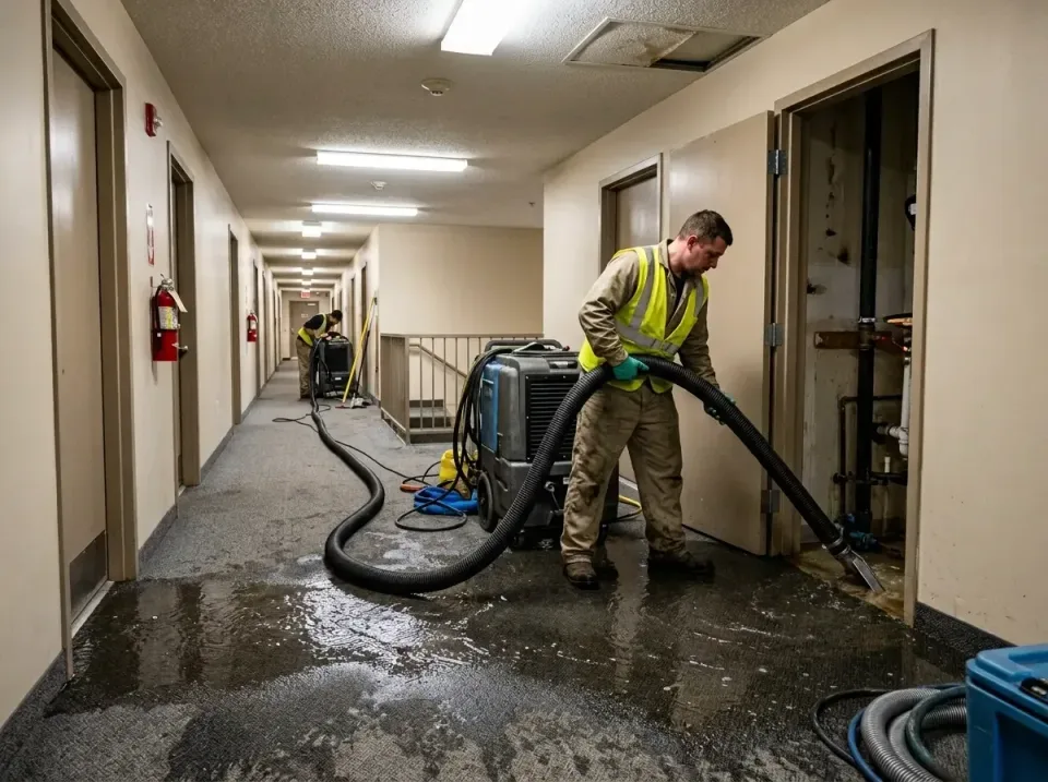 multi-unit-apartment-hallway-f-005 — frequently asked questions, Emergency Burst Pipe Water Extraction & Removal in Elma Cen…